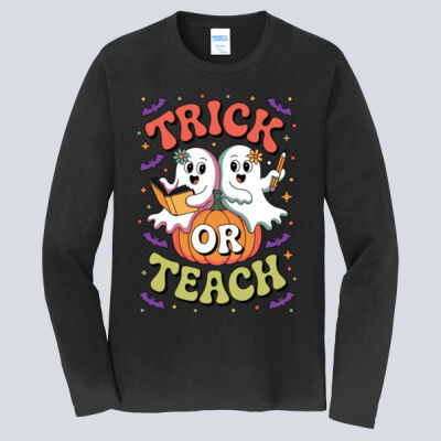 Adult Long Sleeve Shirt - Fall Holidays - Trick or Teach Thumbnail