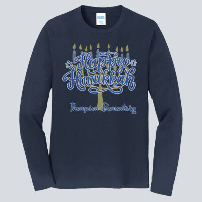 Adult Long Sleeve Shirt - Winter - Hanukkah  Thumbnail