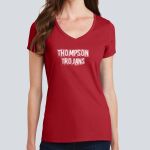Women's Fan Favorite V Neck Tee - Thompson Thumbnail