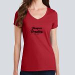 Women's Fan Favorite V Neck Tee - Thompson Thumbnail
